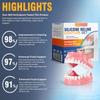 FreshCart Basics Silicone Reline Denture Set, Cosmetic Teeth, White, Soft Silicone, Natural Design, Easy Home Fit view 2