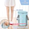 Portable Ionic Detox Foot Bath Machine, Ionic Detox Feet Spa Chi Cleanse with Feet Bucket, Two Arrays, Birthday Gift for ParentsFoot Spa Bath for Home Use view 3