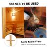Alipis 15-minute Sauna Hourglass Timer Sand Countdown Clock Yellow Bathroom Spa Sand Timer for Sauna and Bath Timing view 4
