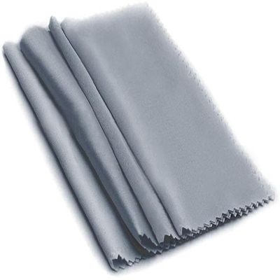 5 pcs Glasses Cleaning Cloth Gray Microfiber Clean Lens Dust Foggy Wiper Screen Cleaner Cloth Convenient design