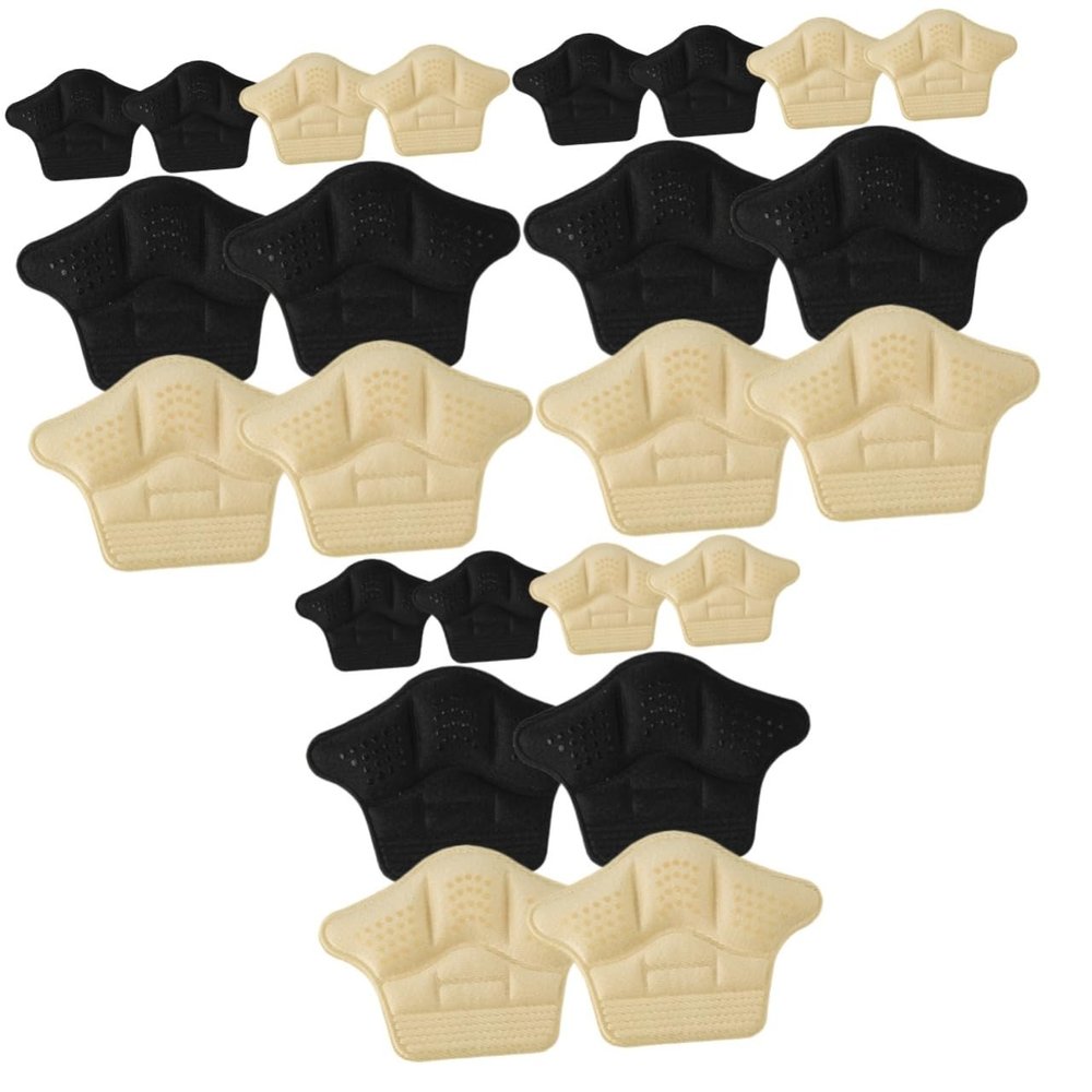 FRCOLOR 12pairs Wear-Resistant Heel Pads Comfortable Heel Cushions Replaceable Self-Adhesive Stickers for High Daily Use Foot Accessories