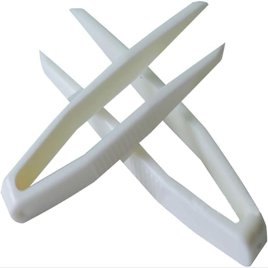 50 Pcs White Plastic Mini Contact Lens Clip Beauty Makeup Tool Hair Removal for Double Eyelid Stickers, Hand Tools