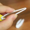 50 Pcs White Plastic Mini Contact Lens Clip Beauty Makeup Tool Hair Removal for Double Eyelid Stickers, Hand Tools view 4