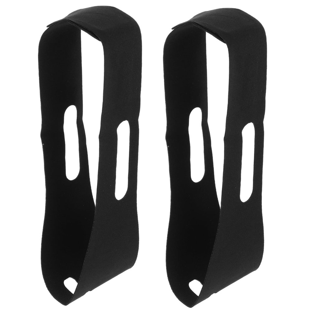 GOOHOCHY 2pcs Snoring Chin Support for Users Elastic Design Strap Breathable Chin Strap Snoring for Men and Women Prevents Mouth Breathing While Sleeping