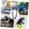 VANZACK 2pcs Ergonomic Hard Hat Chin Strap Helmet Chin Cup Strap Replacement Adjustable for Batting Helmets Breathable Comfortable view 4