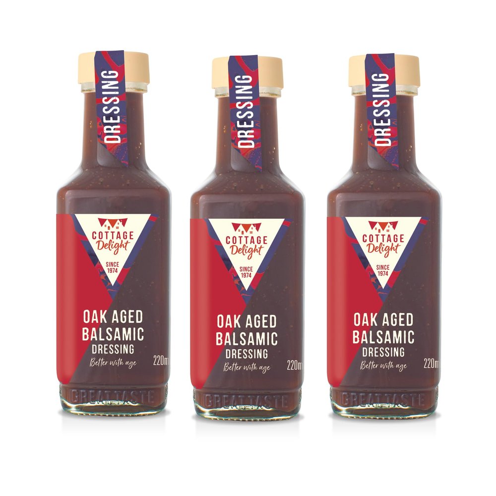 Cottage Delight - Oak Aged Balsamic Dressing - 220ml - Pack of 3