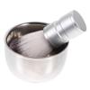 FOMIYES Hair Shaving Brush with Heat Insulation Nylon Stainless Steel Shaving Bowl Set Sturdy Aluminium Alloy Handle Random Color view 1