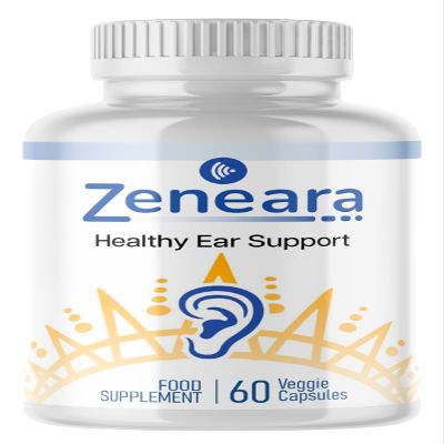 Zeneara - Healthy Ear Support - Natural Ingredients - Vegan - One Months Supply - 60 Capsules