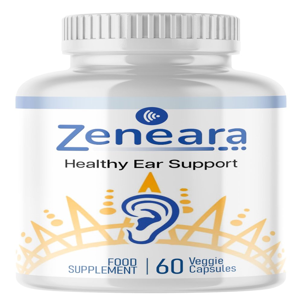 Zeneara - Healthy Ear Support - Natural Ingredients - Vegan - One Months Supply - 60 Capsules
