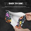 Beautiful Colourful Flowers Leather Tissue Box, Suitable for Bedside Table, Workbench and Home Desktop Decoration, view 4