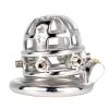 5 Rivets Stainless Steel Men's Fitness Cage with Anti-Detachment (Plat Ring, 45mm) view 1