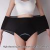 HMLSYZX Leakproof Ladies Underwear, Washable Incontinence Underwear for Women, Middle High Waist Leakproof Comfort Panties, Leak Proof Panties for Women Over 60 view 3