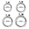 304 Stainless Steel Smooth Breathable Long Men's Sports Special Opening Design cage (Flat Ring, 55mm) view 4