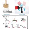 3-12M Water Fed Window Cleaning Pole, Water Fed Telescleaner Brush with Squeegee, Cleaning Photovoltaic and Solar Panels, Extension Pole/30Cm Brush/5M view 4