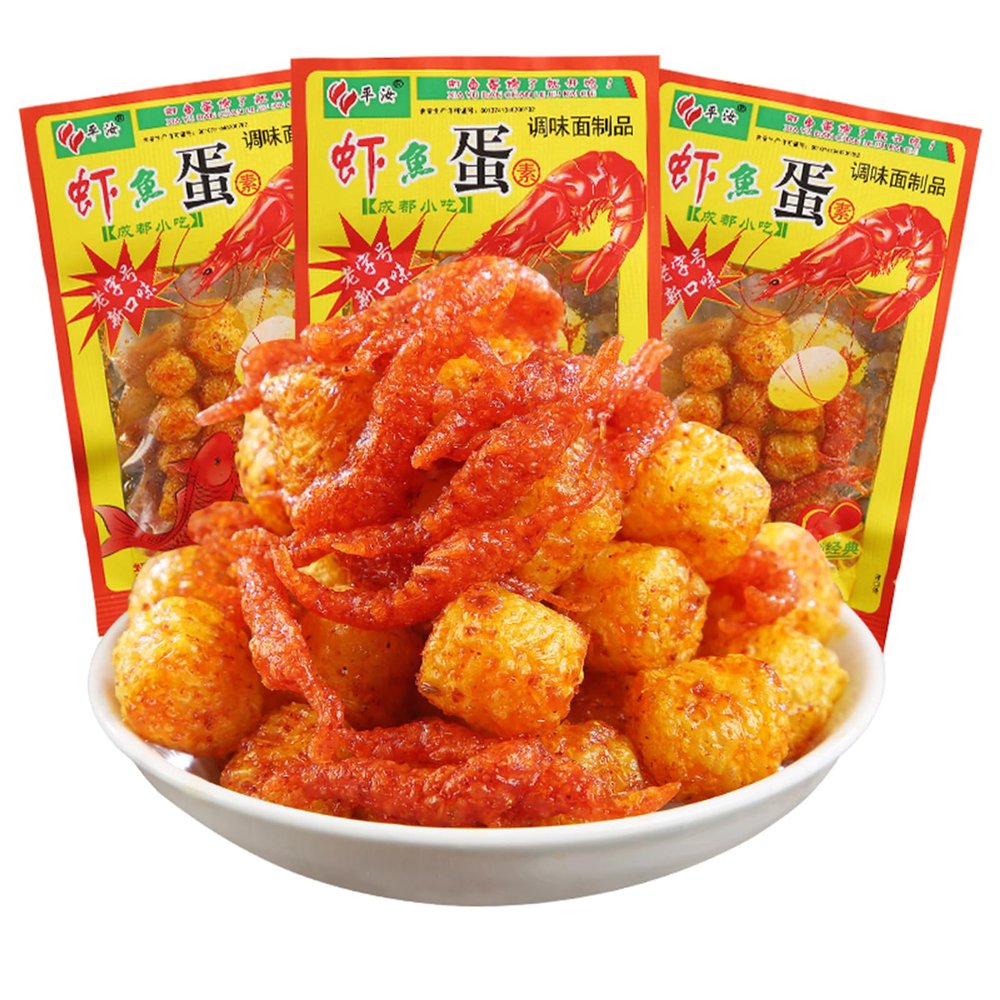 BaiLiSnacky Spicy Strip Small Gluten Latiao Snack Food Packs Chinese Special Classic Handmade Spicy Gluten Latiao Delicious Snacking Fragrant Spicy Flavour (60 packs)