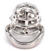 5 Rivets Stainless Steel Men's Fitness Cage with Anti-Detachment (Arc Ring, 45mm) view 1