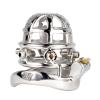 5 Rivets Stainless Steel Men's Fitness Cage with Anti-Detachment (Arc Ring, 45mm) view 3
