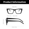 LJCZKA Blue Light Blocking Glasses Women, Cat Eye Computer Gaming Eyeglasses Oversized Cateye Frame Anti Fatigue Clear Lens Eyewear (Leopard, 0.0, x) view 4