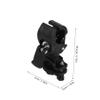 Homoyoyo 2pcs Plastic Cane Holder Crutch Support Rotatable Bracket Wheelchair Mobility Scooter Accessory Walking Stick Organizer for Rollator and Walker view 2