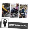 Homoyoyo 2pcs Plastic Cane Holder Crutch Support Rotatable Bracket Wheelchair Mobility Scooter Accessory Walking Stick Organizer for Rollator and Walker view 3