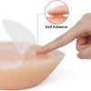 FkYstrix Self-adhesive Silicone Fake Boobs Crossdresser Breast Sagging Shaped Forms for Female and Male Transgender Bra Enhancers Inserts Queen Transvestite Mastectomy(E Cup, Nude) view 3