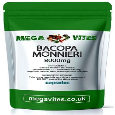 BACOPA MONNIERI Capsules 8000mg x 30 - MEGAVITES AMINOLAB