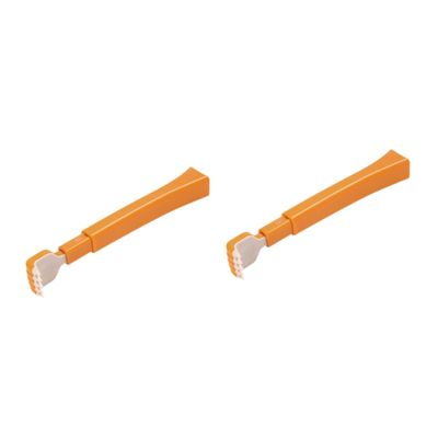 FOMIYES 2pcs Portable Extendable Back Scratcher Tool for Men and Women Telescopic Manual Scratcher for Back Relief Lightweight Design for Easy Use in Bed Shower