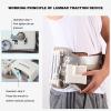 SXTYFBB Lumbar Decompression Device Belt,Household Medical Lumbar Muscle Strain Belt,Spinal Decompression Machine Lumbar Belt,Manual Hydraulic Pressure(A) view 2