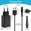 5 V Charger Charging Cable for Philips Norelco QP2734 QP2824 QP2724 QP2834 QP4631 QP4530 MG7910 MG5910 MG7930 MG7950 MG9510 One Blade Shaver Power Supply Charger USB Power Adapter with 1M Cable view 3