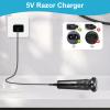 5 V Charger Charging Cable for Philips Norelco QP2734 QP2824 QP2724 QP2834 QP4631 QP4530 MG7910 MG5910 MG7930 MG7950 MG9510 One Blade Shaver Power Supply Charger USB Power Adapter with 1M Cable view 4