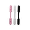 FRCOLOR 4pcs Black Silicone Mask Strap Extenders with Three Gears Freely Adjustable Mask Rope Buckles for Men and Women Simple Design view 1
