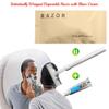 10Pack Disposable Razors With Shave Cream; Portable Multipurpose Manual Razor;Hotel Guest Bathing Shaving Razor for Hotel Travel Home Use view 2