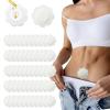50pcs Castor Oil Pack, Flower Shape Castor Oil Patches, Pack Wrap Kit, Belly Button Patch, Disposable, Self-Adhesivecastor Organic Cotton(OilNot Included) view 1