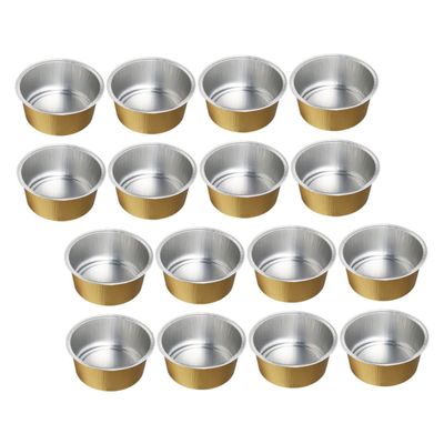Wax Melting Bowl Large Capacity Golden Aluminium Foil 25pcs