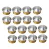 Wax Melting Bowl Large Capacity Golden Aluminium Foil 25pcs view 1
