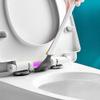 Modern Flexible Silicone Toilet Caspa for Home, Silicone Toilet Brush, 2025 New Silicone Toilet Brush and Holder Set, Toilet Brush Wall Mounted (Orange+Green) view 3