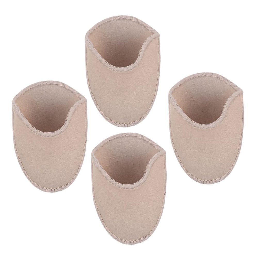 COLLBATH 2 Pairs Ballet Dance Pads Knitted Cloth Forefoot Covers Curved Wear-Resistant Decompression for Professional Ballet Dancers Suitable for Dancing Shoes