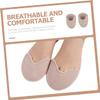 COLLBATH 2 Pairs Ballet Dance Pads Knitted Cloth Forefoot Covers Curved Wear-Resistant Decompression for Professional Ballet Dancers Suitable for Dancing Shoes view 4