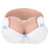 Funxzior Silicone Breast Forms Cross Dresser Strapless Breastplate Tube Top Transgender False Chest Plates Fake Tits for Mastectomy Prosthesis B Cup XL Size Boobs Gel Filled, Ivory view 1