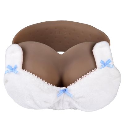 Funxzior Silicone Breast Forms Cross Dresser Strapless Breastplate Tube Top Transgender False Chest Plates Fake Tits for Mastectomy Prosthesis B Cup L Size Boobs Gel Filled, Light Black