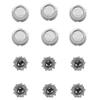 6Pcs SH50/52 Replacement Heads,Replace The Shaving Head,Compatible For Philips Norelco 5000 Series Electric Shavers,S5370,S5660,S5590,S5290 Blades Heads view 2