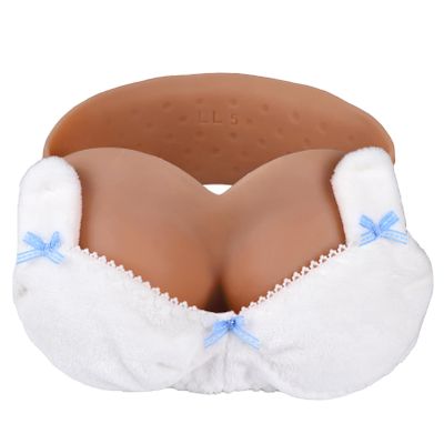 Funxzior Silicone Breast Forms Cross Dresser Strapless Breastplate Tube Top Transgender False Chest Plates Fake Tits for Mastectomy Prosthesis A Cup XL Size Boobs Cotton Filled, Bronze