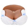 Funxzior Silicone Breast Forms Cross Dresser Strapless Breastplate Tube Top Transgender False Chest Plates Fake Tits for Mastectomy Prosthesis E Cup XL Size Boobs Cotton Filled, Bronze view 1