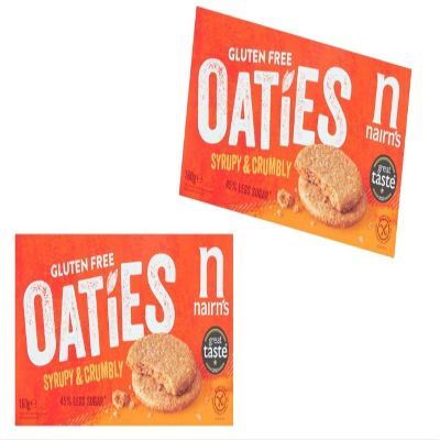 Oaties, Syrupy & Crumbly Biscuits, 45% Less Sugar, 160g, 2 Pack, Recipients of the Great Taste award, these biscuits offer an authentic, rich oaty flavour and satisfying crunch