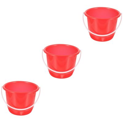 iplusmile 3pcs Portable Water Bucket Handle for Gardening Home Use Multipurpose Watering Container for Plants and Outdoor Activities