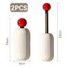 Wjelet Pack of 2 Lint Roller, Clothing, Multifunctional Lint Remover, Clothing, 2-in-1 Lint Remover, Reusable Lint Roller, Pet Hair Remover for Clothes, Carpet & Sofa (White) view 2