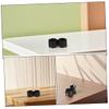 Garneck Broom Adapter 4pcs and Pole Black Clamps Plastic Dustpan with Double Pipe Connection Design, Space-Saving Broom-to-Dustpan for Easy Installation and Sturdy Rod Replacement view 3