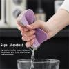 12 Layer Microfiber Sponge, Microfiber Sponge Block, Layered Microfiber Sponge for Kitchen, Rainbow Colors Tearable Microfiber Rag Sponge (5Pcs,12 * 7cm) view 3