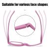 1 pair Make-up Presbyopia Glasses, 180 Rotatable Presbyopia Glasses, put Blue Light Reading Eyes Glasses(Black,3.5 x) view 4