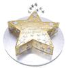 120 Beautiful Edible Sugar Fondant Stars; Small to XLarge; Lustre Gold; Birthday, Bridal, Baby Shower, Wedding, Christmas Cake Cupcake Topper Decorations (Mixed Sizes x 100 (2.5cm, 1.8cm & 1cm)) view 4